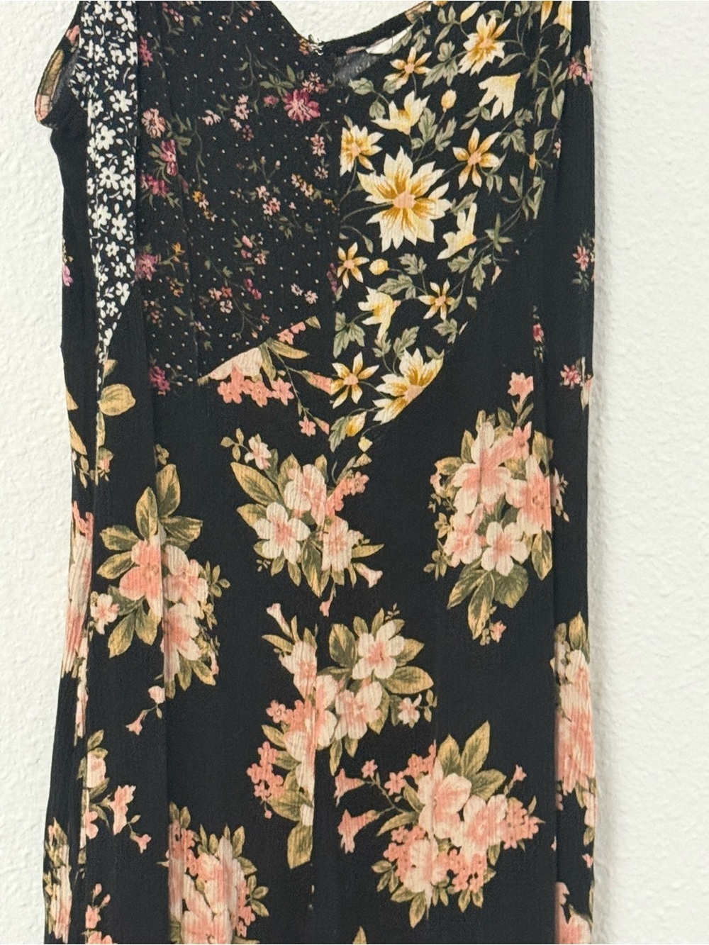 American Eagle Outfitters Black Floral Maxi Romper - Picture 2 of 14